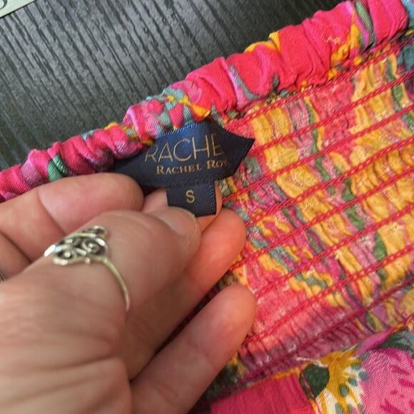 RACHEL Rachel Roy Pink and Yellow Floral Skirt Ser - Picture 5 of 9